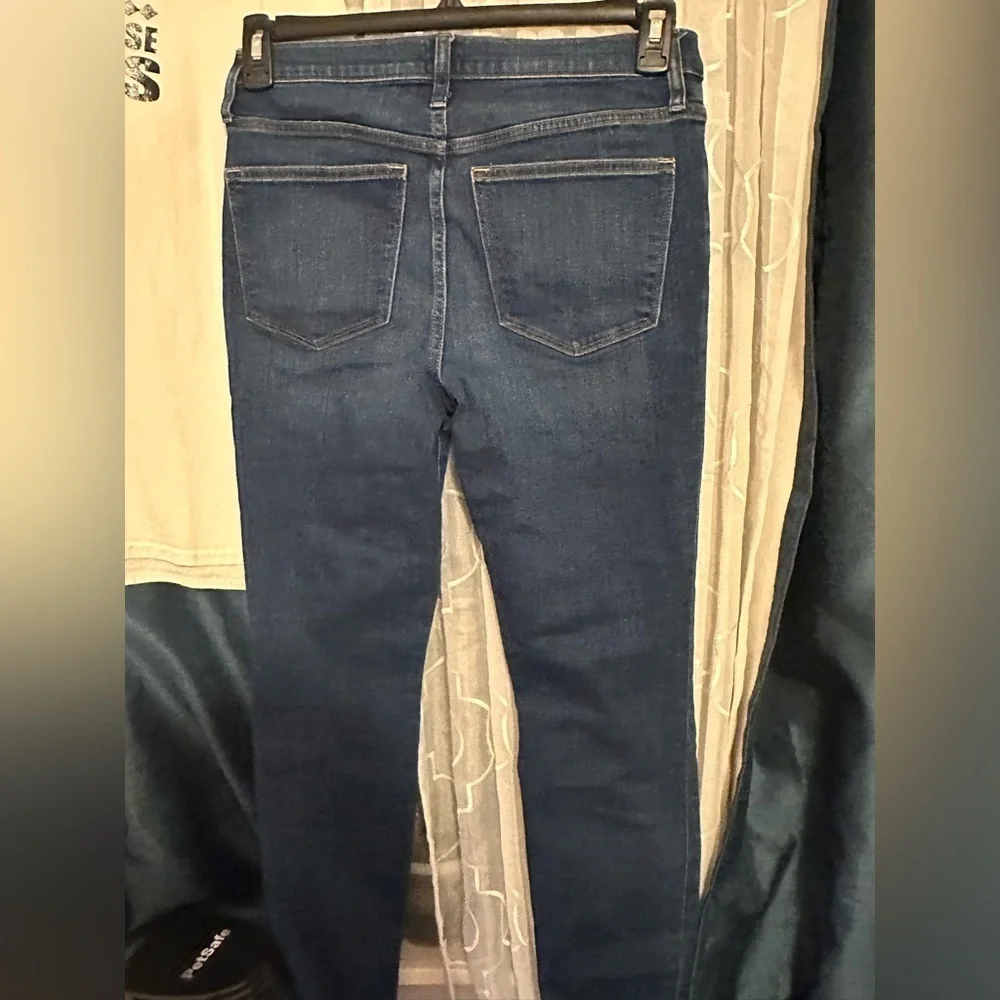 J. Crew Women's Dark Blue Skinny Jeans - Picture 2 of 3